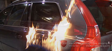 CS-II Paint Protection Fitur 1 Flame Testing