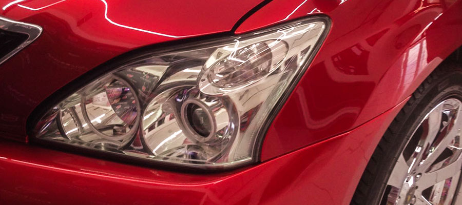 CS-II Paint Protection Red Mazda Headlamp Glossy