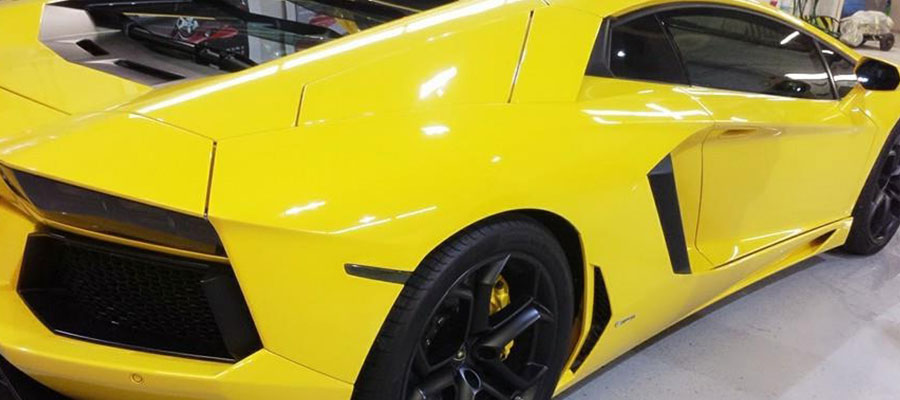 CS-II Paint Protection Yellow Lamborghini Glossy
