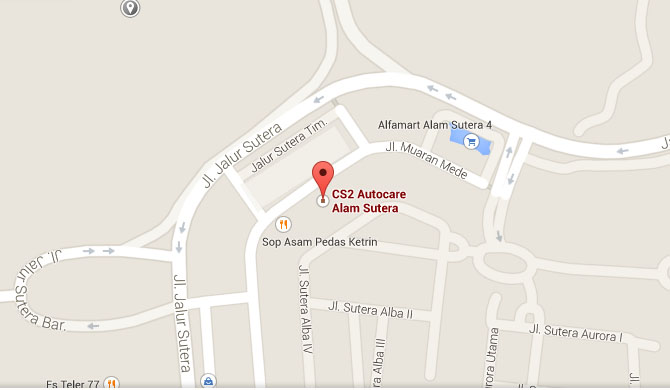 CS-II Autocare Tangerang Location Map
