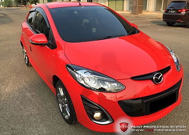 CS-II Paint Protection Indonesia Red Mazda Glossy