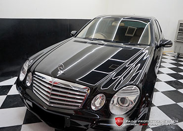CS-II Paint Protection Indonesia Black Mercedes Benz Glossy