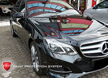CS-II Paint Protection Indonesia Black Mercedes Benz Glossy